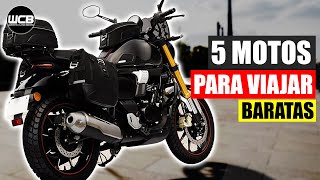 Las MEJORES MOTOS para VIAJAR por MENOS de 80 MIL PESOS [upl. by Jeavons727]