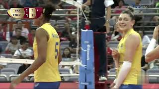 Brazil Womens Volleyball Gorgeous Players Highlights [upl. by Annohsed635]