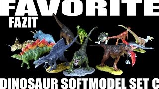 Favorite Co Ltd ®  Dinosaur Softmodel Set C  Fazit  Review Teil 14  ReUpload [upl. by Annoyt]