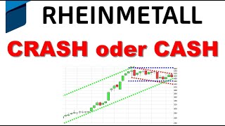 ✯ Rheinmetall CRASH oder CASH ✯ Chartanalyse Charttechnik Aktie Prognose Analyse [upl. by Valerle]