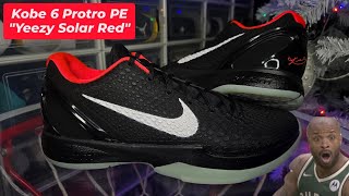 YEEZY KOBES Kobe 6 Protro PE quotSolar Redquot Godkiller Batch Reps from Kickwhoxyz [upl. by Airlie]