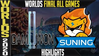 DWG vs SN Highlights ALL GAMES  GRAND FINAL Worlds 2020 Playoffs  Damwon Gaming vs Suning [upl. by Fontes]