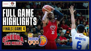 BRGY GINEBRA vs TNT  FULL GAME 4 FINALS HIGHLIGHTS  PBA SEASON 49 GOVERNORS CUP  NOV 3 2024 [upl. by Jessalin735]