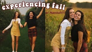 experiencing fall for the first time ft Hannah Meloche [upl. by Ahsirahc]