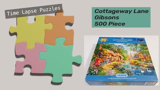 29 Cottageway Lane Puzzle Time Lapse Gibsons 500 piece [upl. by Chlo597]