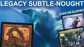 KEEP ON SLIPPIN Legacy Simic SubtleNought Phyrexian Dreadnought TempoCombo Subtlety Uro MTG [upl. by Nidla75]