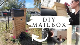 DIY home improvement on a budget EASY Diy mailbox karrielynn [upl. by Blaseio]