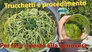 Trucchetti e conservazione del pesto alla genovese di basilico che non annerisce Frullatore [upl. by Ylenats]