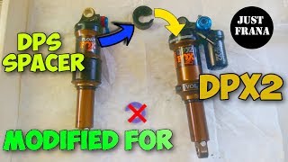 DIY FOX DPX2 Volume spacer  DPS to DPX2  Fox suspension mod [upl. by Soulier546]