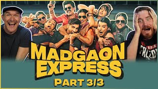 Madgaon Express MOVIE REACTION 33  Divyenndu  Pratik Gandhi  Avinash Tiwary [upl. by Anana]