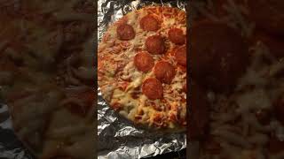 Pepperoni Thin Crust Pizza Fresh out The Oven shorts food foodie pizza dinner [upl. by Arhsub]