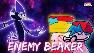 ENEMY BEAKER but Mordecai vs Ron  Bob  FNF Cover [upl. by Atinuaj977]