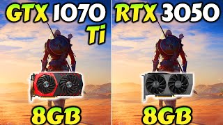 GTX 1070 Ti vs RTX 3050  How Much Performance Difference in 2023 [upl. by Rein897]