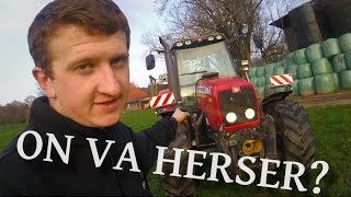 Je vous emmène Herser une prairie 2017  Massey Ferguson 6465 [upl. by Haynor556]