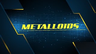 Metalloids in periodic table🧪🧫 [upl. by Aihtiekal637]