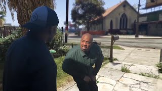 Real life Lamar roasts Franklin inside GTA V [upl. by Kato]