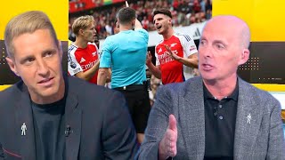 Mike Dean on Declan Rices red card amp debates  Arsenals Champions League squad 202425 [upl. by Quennie]