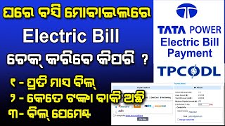 How to pay Electric Bill Online TATA Power Odisha  tpcodl  odisha discoms [upl. by Gunter]