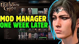 Baldurs Gate 3 Patch 7 Mod Manager ONE WEEK LATER [upl. by Ynnaffit]