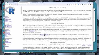 Installing R R studio and Bioconductor on Windows [upl. by Vasilis]