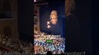 Adele Stops Her Show and Stands Up For Fan ❤️ [upl. by Summons]