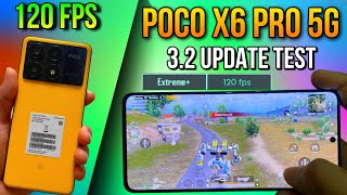 POCO X6 PRO 5G 🔥120fps EXTREME GAMING PERFORMANCE TEST  BEST MONSTER GAMING PERFORMANCE  LAG FREE😀 [upl. by Ecyac739]