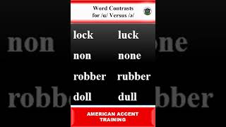 Word Contrasts for ɑ Versus ə  Learn American English Pronunciation english learnenglish [upl. by Yelsehc]