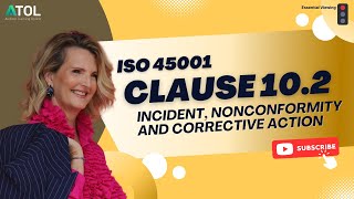 ISO 45001 Clause 102 Incident Nonconformity and Corrective Action  Auditor Training Online [upl. by Ynnek]