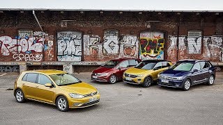 Volkswagen Golf vs Volkswagen Golf Sportsvan vs Volkswagen Tiguan vs Volkswagen TRoc [upl. by Nelia]