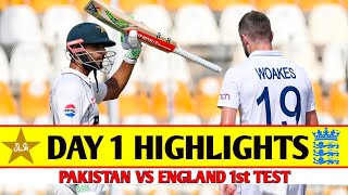 Pakistan vs England 1st Test Day 1 2024 Highlights  Pak vs Eng 1st Test Day 1 2024 Highlights [upl. by Ahsiekyt]