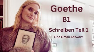 Goethe🇩🇪 Zertifikat B1  E mail ✒️schreiben📃 [upl. by Noret695]