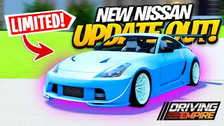 New NISSAN 90 Bodykits Update in Driving Empire Insane [upl. by Ronyar]