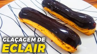 APRENDA A FAZER GLAÇAGEM DE ECLAIR com Chef Marcos Aurélio  Ewerton Santana [upl. by Naehs]