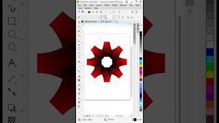 How to create unique logo design in CorelDraw  CorelDraw tutorial shorts [upl. by Ynnatirb284]