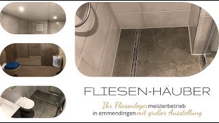 Dusche umbauen sanieren renovieren abdichten und fliesen [upl. by Seira]