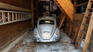 Barn Find  First Start  1967 Vw Beetle [upl. by Nailil562]