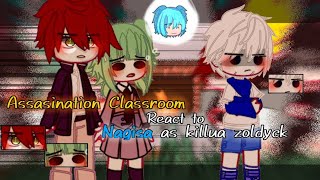 🔪 Assassination classroom react to Nagisa as Killua Zoldyck  English  Indo  Request [upl. by Lemkul]