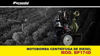 MOTOBOMBA DE DIESEL PARAZZINI  17 HP  4T  MOD BP174D [upl. by Ryon]