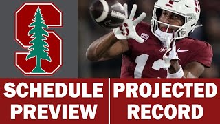 Stanford Football 2024 Schedule Preview amp Record Projection [upl. by Haymes877]