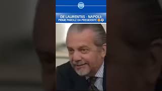 De Laurentiis acquista il Napoli 20 anni fa le prime parole da presidente [upl. by Rosabella]