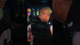 Giovanni quotNyquilquot Nickelz telling Fousey quotFighters should finish the rounds outquot [upl. by Lahcim]