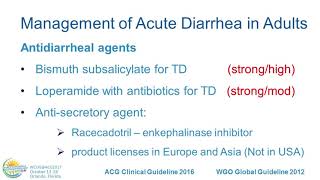 Management of Acute Diarrhea in Adults A Global Perspective [upl. by Racklin]