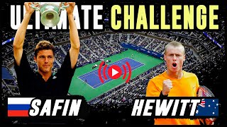 Marat Safin vs Lleyton Hewitt  BATennis Ultimate Challenge Round 32  Reacción en vivo [upl. by Dinsdale731]