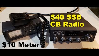 Realistic AMSSB TRC465 CB Radio  Power Meter from the CB Break [upl. by Alaine]