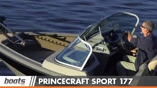 2014 Princecraft Sport 177 Boat Review  Performance Test [upl. by Ramma]