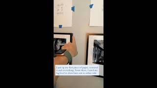 DIY Gallery Grid Wall with IKEA RIBBA Frames [upl. by Ellebana]