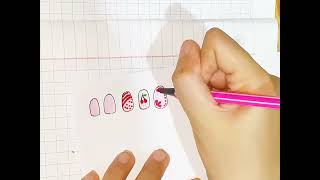 Paper DIY  Nails paper  Nails [upl. by Wrennie466]