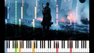 Dunkirk Soundtrack  quotSupermarinequot By Hans Zimmer  MIDI Cover on Synthesia [upl. by Nomolos]