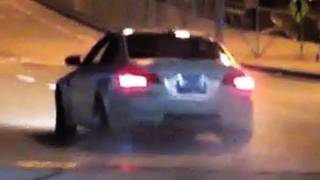 Widebody BMW M3 Drifts Into Red Light  SICK [upl. by Riabuz24]