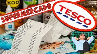 Fazendo Compras em Londres  Tesco Self Checkout [upl. by Emelda]